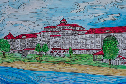 Custom Watercolor Building